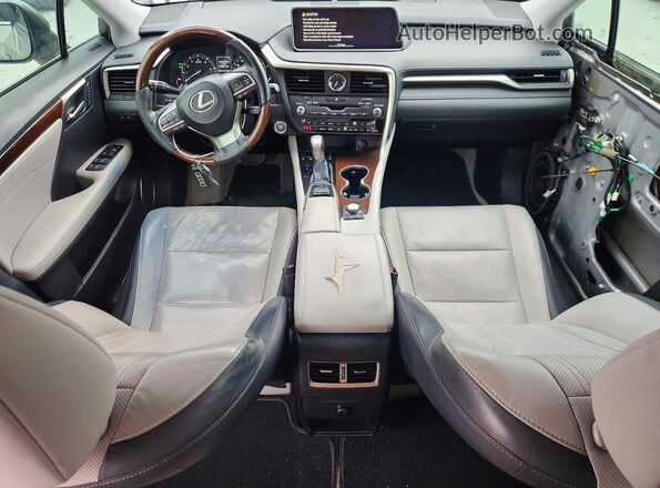 2T2ZZMCA3HC080948 2017 LEXUS RX Silver Dashboard view