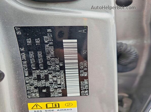2T2ZZMCA3HC080948 2017 LEXUS RX Silver 360 interior view