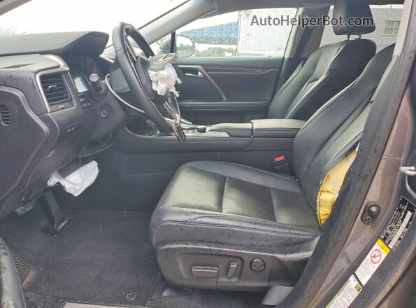2T2ZZMCA3JC093222 2018 LEXUS RX Gray წინა სალონის ხედი