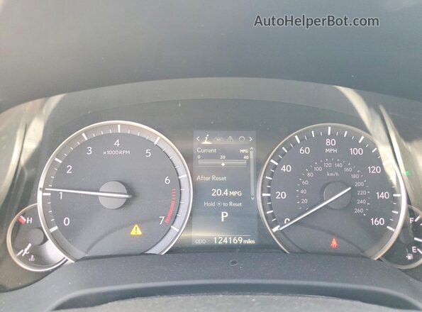 2T2ZZMCA4GC019249 2016 LEXUS RX Gray ხელსაწყოთა პანელის ხედი