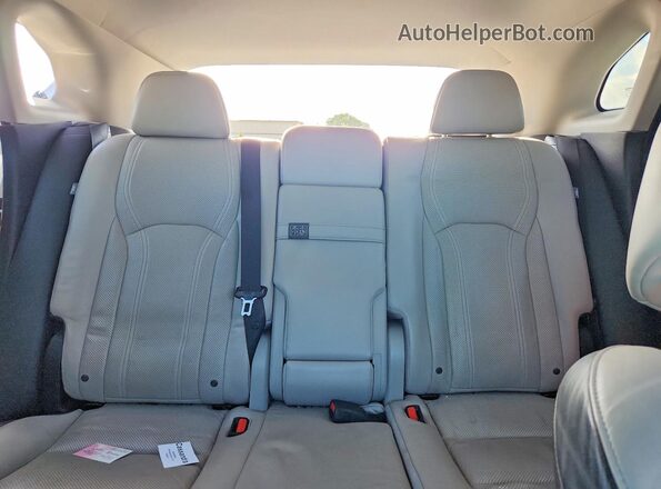 2T2ZZMCA4JC107080 2018 LEXUS RX White Rear seats view