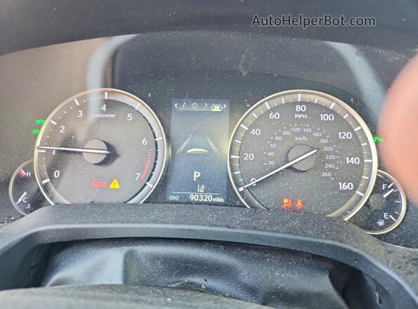 2T2ZZMCA4JC107080 2018 LEXUS RX White Instrument cluster view