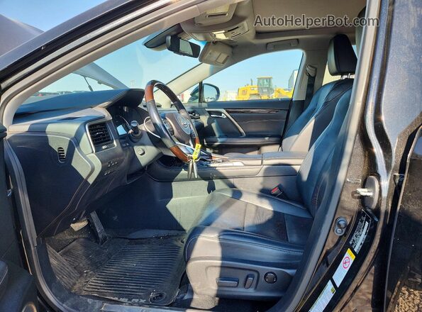 2T2ZZMCA5GC029353 2016 LEXUS RX Черный Вид салона спереди