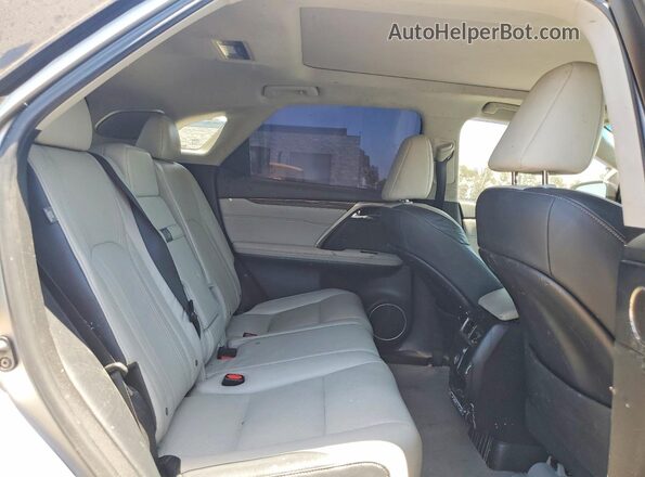2T2ZZMCA5HC056876 2017 LEXUS RX Silver Rear interior view