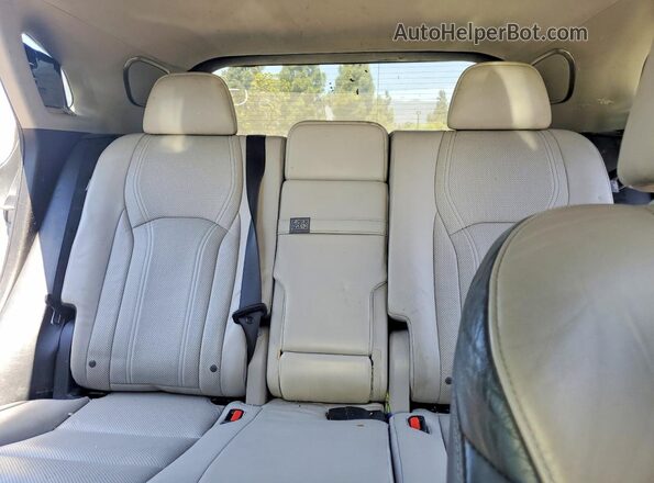 2T2ZZMCA5HC056876 2017 LEXUS RX Silver Rear seats view