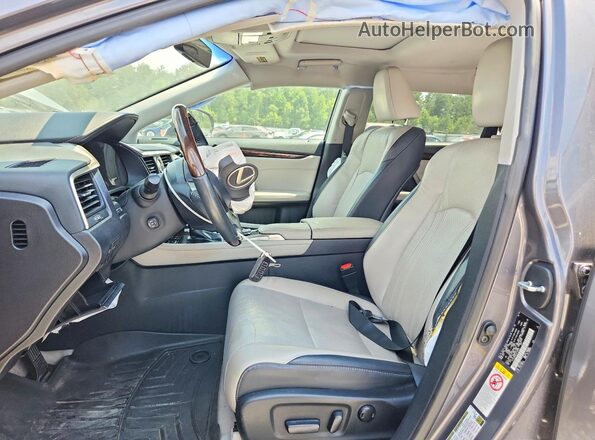 2T2ZZMCA5JC110702 2018 LEXUS RX Gray Вид салону спереду