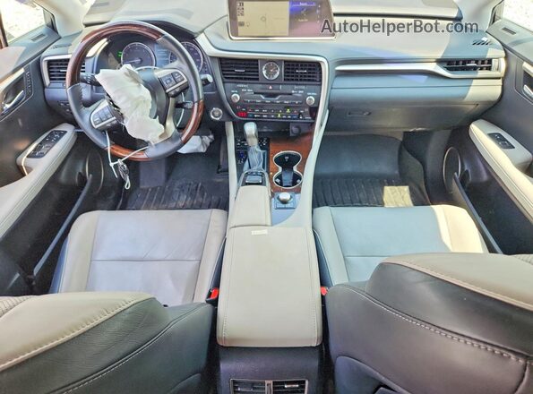 2T2ZZMCA5JC110702 2018 LEXUS RX Gray Вид панелі приладів