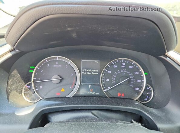 2T2ZZMCA5JC110702 2018 LEXUS RX Gray Вид щитка приладів