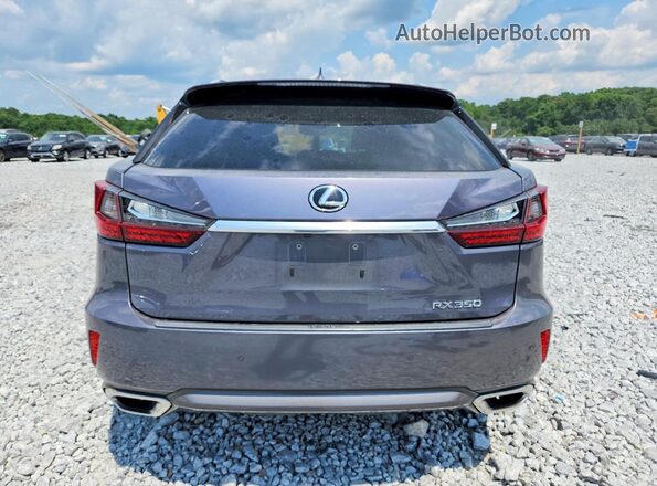 2T2ZZMCA5JC110702 2018 LEXUS RX Gray Вид ззаду