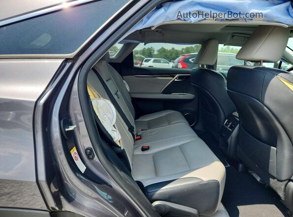 2T2ZZMCA5JC110702 2018 LEXUS RX Gray Вид задніх сидінь