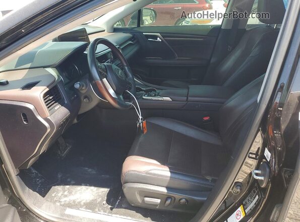 2T2ZZMCA6HC070799 2017 LEXUS RX Black Widok wnętrza z przodu