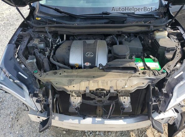 2T2ZZMCA7JC105694 2018 LEXUS RX Black ძრავის განყოფილების ხედი