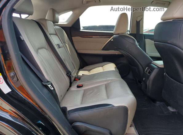 2T2ZZMCA7JC105694 2018 LEXUS RX Black უკანა სალონის ხედი