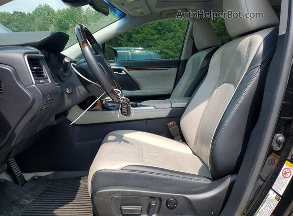 2T2ZZMCA7JC105694 2018 LEXUS RX Black წინა სალონის ხედი