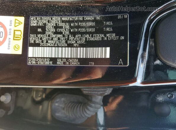 2T2ZZMCA7JC105694 2018 LEXUS RX Black სალონის 360-გრადუსიანი ხედი