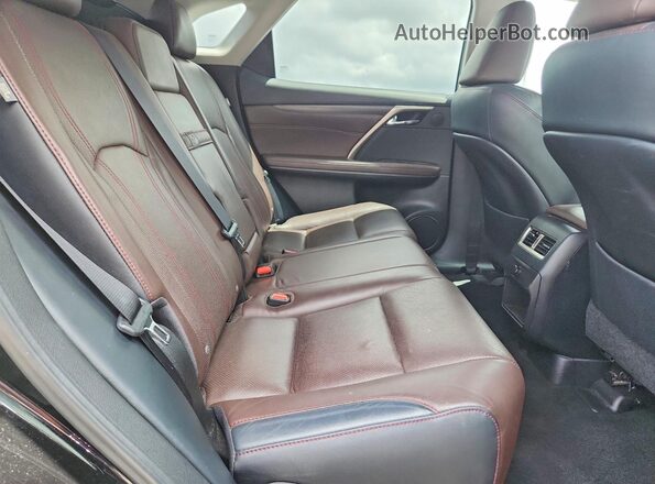2T2ZZMCA8HC075146 2017 LEXUS RX Black Rear interior view