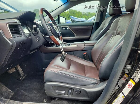 2T2ZZMCA8HC075146 2017 LEXUS RX Black Front interior view