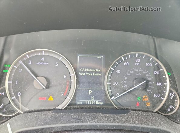 2T2ZZMCA8HC075146 2017 LEXUS RX Black Instrument cluster view