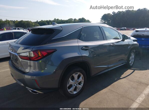 2T2ZZMCA8HC087023 2017 LEXUS RX 350 Серый Задняя правая четверть