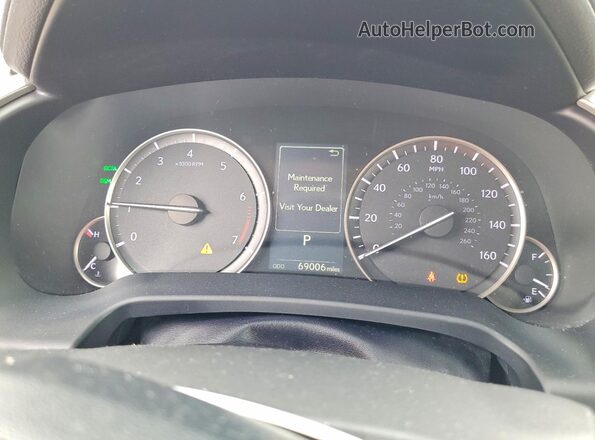 2T2ZZMCA8JC109415 2018 LEXUS RX Gray Vista del cuadro de instrumentos