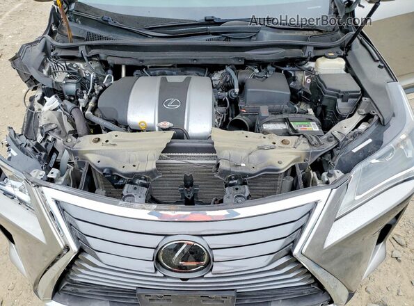 2T2ZZMCA8JC109415 2018 LEXUS RX Gray Vista del compartimento del motor
