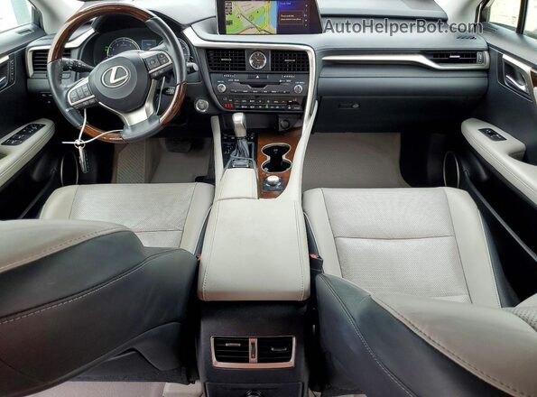 2T2ZZMCA8JC109415 2018 LEXUS RX Gray Vista del salpicadero