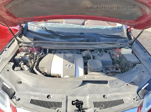 2T2ZZMCA8KC118858 2019 LEXUS RX Maroon უკანა სალონის ხედი