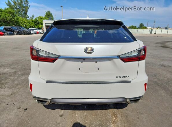 2T2ZZMCA9GC016959 2016 LEXUS RX White უკანა ხედი
