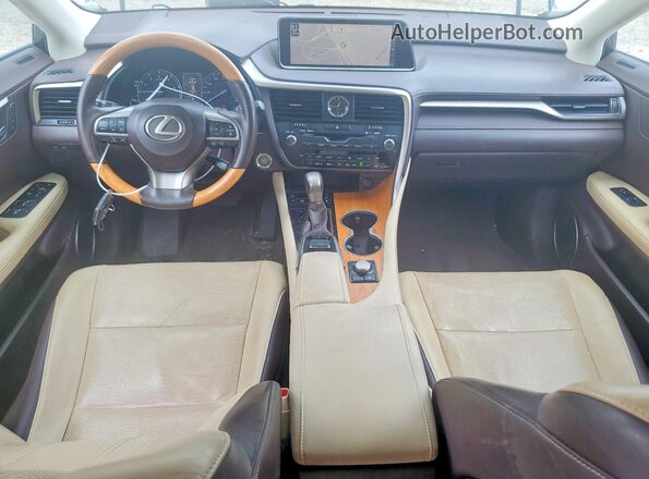 2T2ZZMCA9GC030215 2016 LEXUS RX White Առջևի վահանակի տեսք