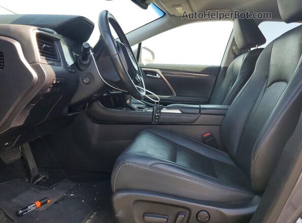 2T2ZZMCAXHC079876 2017 LEXUS RX Gray Widok wnętrza z przodu