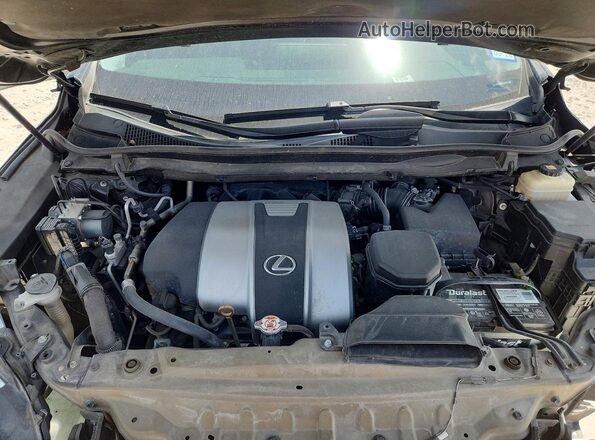 2T2ZZMCAXJC095159 2018 LEXUS RX Black Widok komory silnika