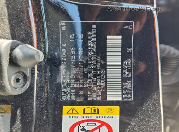 2T2ZZMCAXJC095159 2018 LEXUS RX Black Widok wnętrza 360 stopni