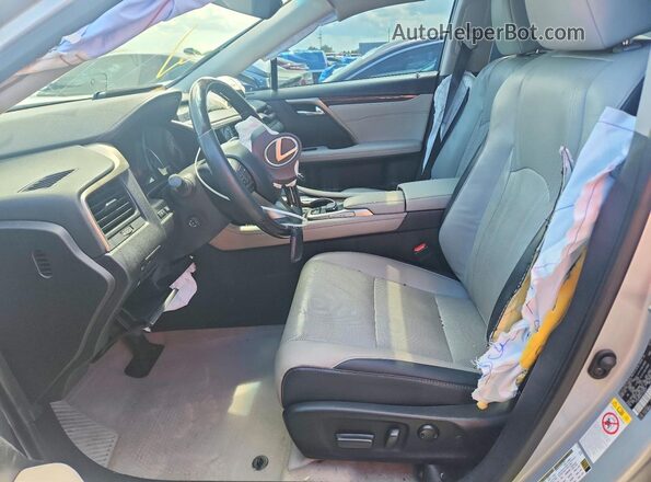 2T2ZZMCAXJC109237 2018 LEXUS RX Silver Вид салону спереду