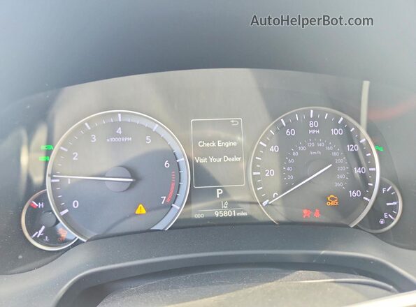 2T2ZZMCAXJC109237 2018 LEXUS RX Silver Вид щитка приладів