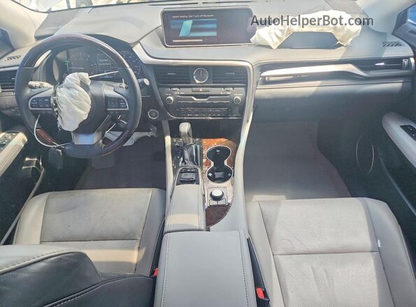 2T2ZZMCAXJC109237 2018 LEXUS RX Silver Вид панелі приладів