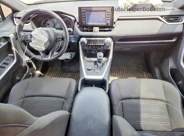 2T34WRFV5NW132374 2022 TOYOTA RAV4 Black Dashboard view
