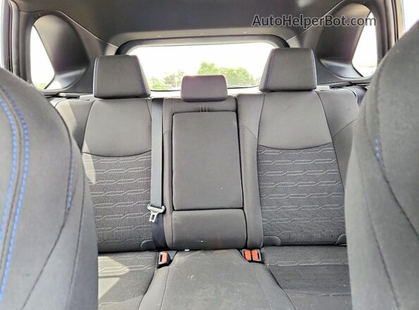 2T34WRFV5NW132374 2022 TOYOTA RAV4 Black Rear seats view