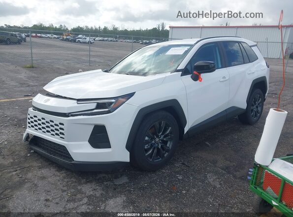 2T36CRAV0TC026857 2026 TOYOTA RAV4 White Առջևի ձախ երեք քառորդ տեսարան