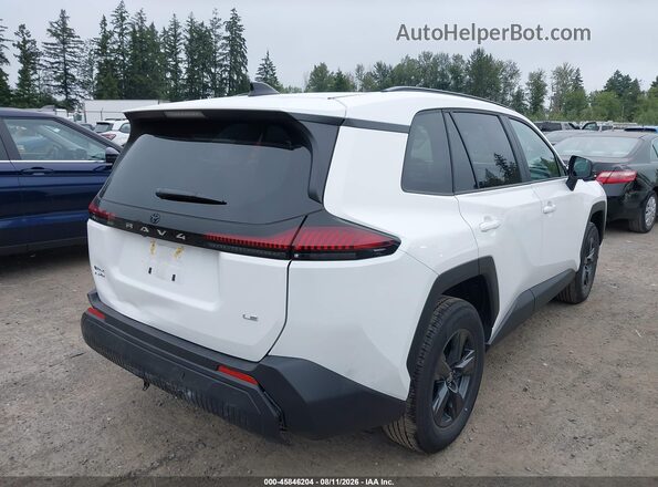2T36CRAV9TW055689 2026 TOYOTA RAV4 White Հետևի աջ