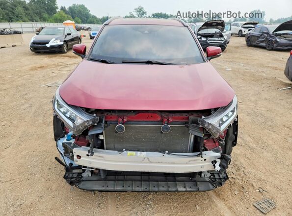2T3A1RFV0MW211810 2021 TOYOTA RAV4 Burgundy წინა ხედი