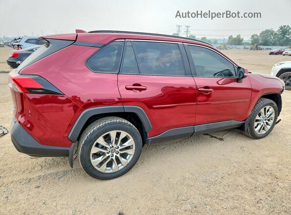2T3A1RFV0MW211810 2021 TOYOTA RAV4 Burgundy უკანა მარჯვენა