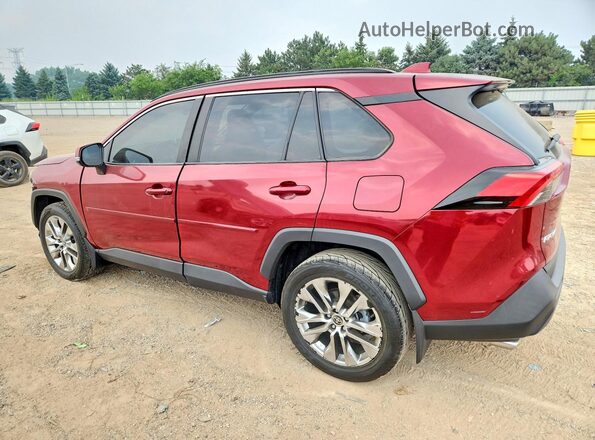 2T3A1RFV0MW211810 2021 TOYOTA RAV4 Burgundy უკანა მარცხენა