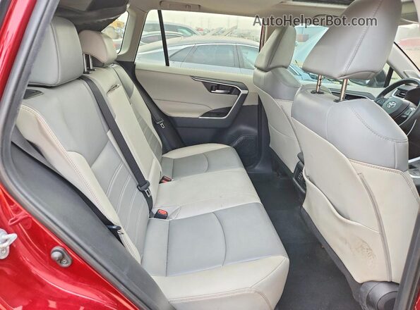 2T3A1RFV0MW211810 2021 TOYOTA RAV4 Burgundy უკანა სალონის ხედი