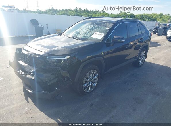 2T3A1RFV1RC411975 2024 TOYOTA RAV4 Black Առջևի ձախ երեք քառորդ տեսարան
