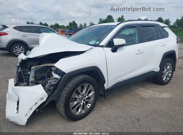 2T3A1RFV3LW110985 2020 TOYOTA RAV4 White Առջևի ձախ երեք քառորդ տեսարան