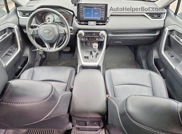 2T3A1RFV3MC185026 2021 TOYOTA RAV4 Black Вид панелі приладів