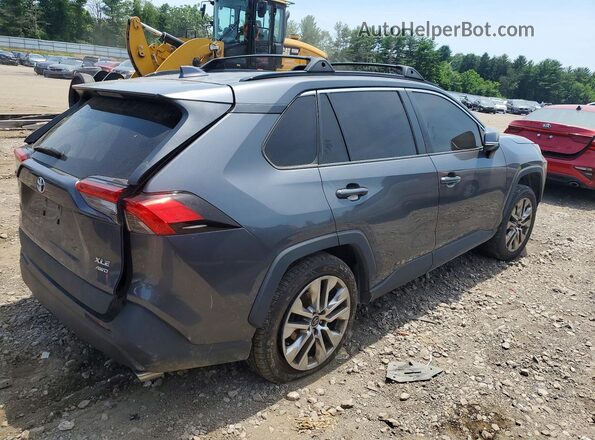 2T3A1RFV3MW158584 2021 TOYOTA RAV4 Gray Հետևի աջ