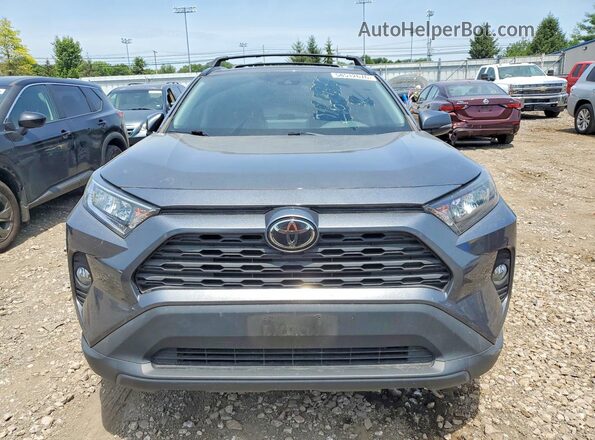 2T3A1RFV3MW158584 2021 TOYOTA RAV4 Gray Դիմացի տեսք