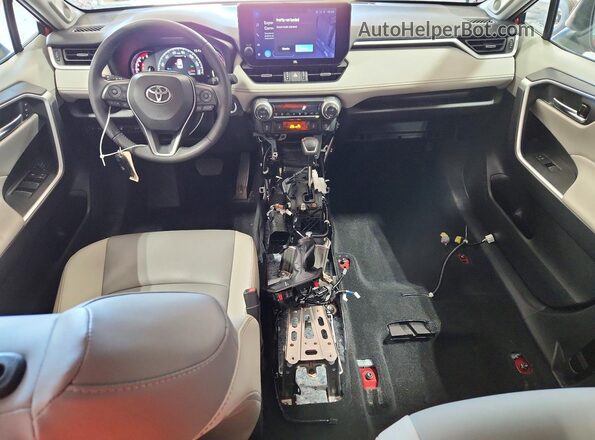 2T3A1RFV3PW387481 2023 TOYOTA RAV4 Red Dashboard view