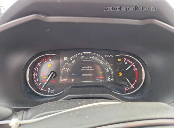 2T3A1RFV3SW542488 2025 TOYOTA RAV4 Silver Instrument cluster view